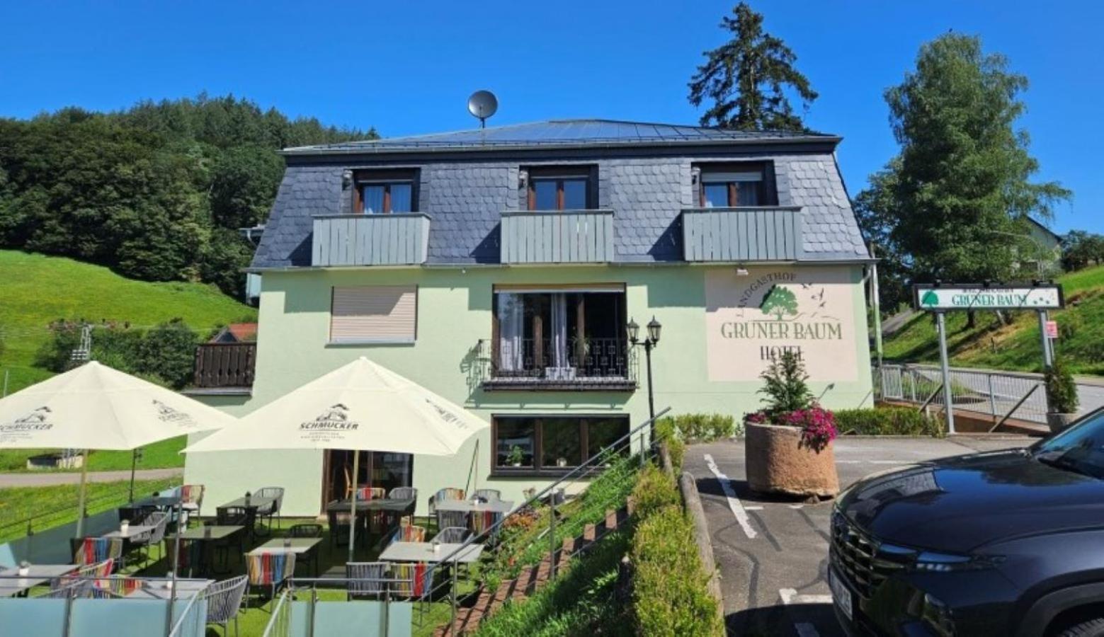 Hotel Landgasthof Grüner Baum Oberzent Exterior foto